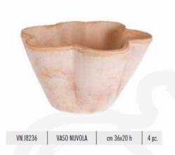 Terrecotte Italiane Vaso Nuvola 36X20 cm agyag növénytartó