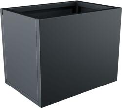  Nívó Lineo virágláda S, Antracit színben 50x35x40 cm