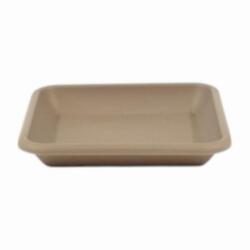  Műanyag négyszögletes alátét taupe színben, 12 cm