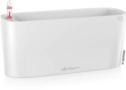 Lechuza DELTA White High Gloss műanyag növénytartó 10 cm