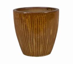 NDT Bremen 1-02T Ochre Set Of 4 kerámia növénytartó szett