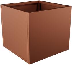  Nívó Cubo virágláda S, Rézbarna színben 50x50x45 cm
