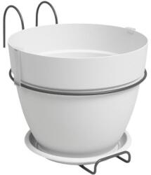 Artevasi Capri Campana Balcony Kit 20 cm White műanyag növénytartó