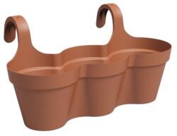 Artevasi Capri Balcony Triple 54 cm Terracotta műanyag növénytartó