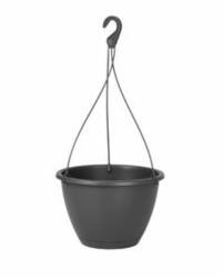 Artevasi Algarve Hanging basket 25 cm műanyag kaspó anthracite színben
