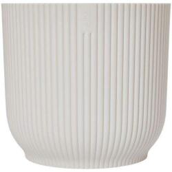 elho Vibes Fold Round 22 cm Silky White műanyag növénytartó