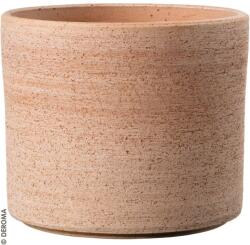 Deroma Cilindro Luna 15 cm agyag növénytartó