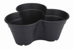 elho Green Basics Growset 26 cm Living Black műanyag triplakaspó