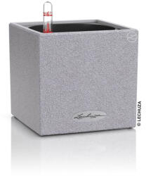 Lechuza CANTO Stone 14 cm műanyag növénytartó kivehető belsővel stone grey