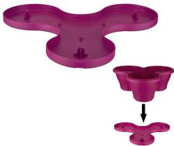 elho Corsica Vertical Garden Saucer S Che műanyag triplakaspó alátét