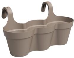 Artevasi Capri Balcony Triple 54 cm Taupe műanyag növénytartó