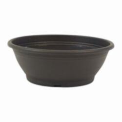 Műanyag virágtál antracit színben, 30 cm