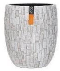 Capi Europe Vase elegant high Stone kaspó 15x17 ivory