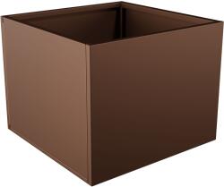  Nívó Cubo virágláda L, Dióbarna színben 70x70x55 cm