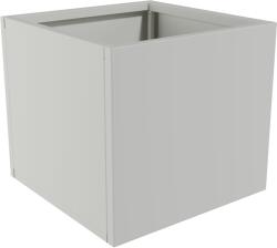  Nívó Cubo virágláda S, Fehér színben 50x50x45 cm