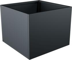  Nívó Cubo virágláda L, Antracit színben 70x70x55 cm