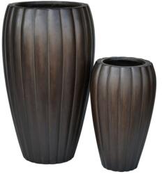  Creastone Pumpkin Vase S/2 antique b kerámia növénytartó szett