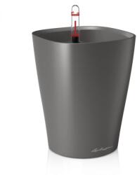 Lechuza DELTINI Table Planters Charcoal Metallic műanyag növénytartó 15 cm