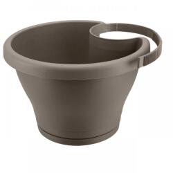 elho Corsica Drainpipe Clicker 24 cm Taupe műanyag növénytartó