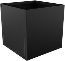  Nívó Cubo virágláda XS, Fekete színben 40x40 cm