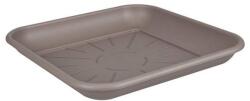 elho Loft Urban Saucer Square 28 cm Taupe műanyag alátét