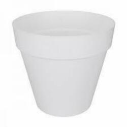 elho Loft Urban Round Wheels 40 cm White, műanyag kaspó