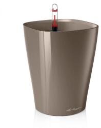 Lechuza DELTINI Table Planters Taupe High Gloss műanyag növénytartó 15 cm