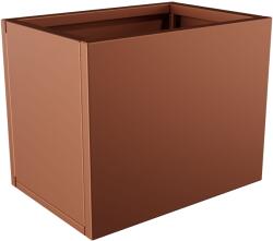 Nívó Lineo virágláda S, Rézbarna színben 50x35x40 cm