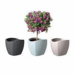 Scheurich 256/50 Weiss Granit műanyag kaspó 50 cm