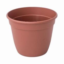 Műanyag ültető cserép terrakotta színben, 24 cm