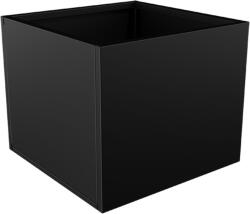  Nívó Cubo virágláda M, Fekete színben 60x60x50 cm