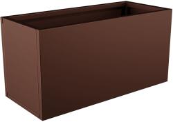  Nívó Lineo virágláda M, Mahagónibarna színben 80x35x40 cm