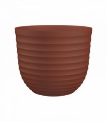 Artevasi Havana Waves 50 cm műanyag növénytartó Brown Terracotta