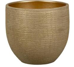 NDT Antilia 1-01IG beige/gold 18 cm kerámia növénytartó