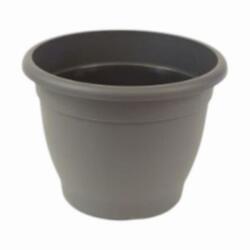  Műanyag "Campana" virágcserép / sima falú antracit színben, 30 cm