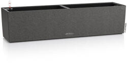 Lechuza BALCONERA Stone 80 cm műanyag balkonláda graphite black