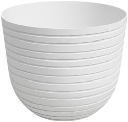 Artevasi Havana Horizon 20 cm műanyag növénytartó White Granite