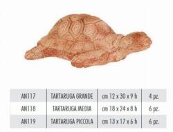 Terrecotte Italiane Tartaruga Grande12 X 30 X 9H cm agyag növénytartó