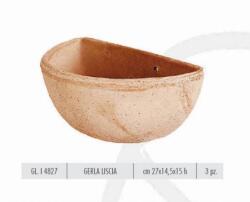 Terrecotte Italiane Gerla Liscia 27X14, 5X15 H. cm agyag növénytartó