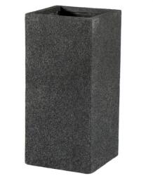 NDT XXL Atlanta 05Z Black 34 cm kerámia növénytartó