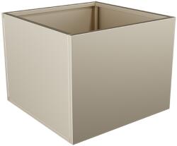  Nívó Cubo virágláda L, Elefántcsont színben 70x70x55 cm