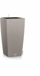 Lechuza CUBICO Cottage 30 cm - All-In-One sand brown műanyag kaspó