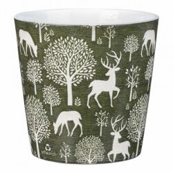 Scheurich 778 Woodland Green kerámia kaspó 16 cm