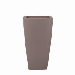 elho Pure Soft Square High 30 cm Taupe műanyag kaspó