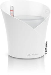 Lechuza Orchidea műanyag kaspó matt fehér 18 cm