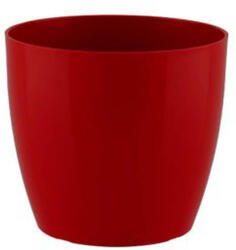 Artevasi San Remo 25 cm műanyag kaspó dark red színben
