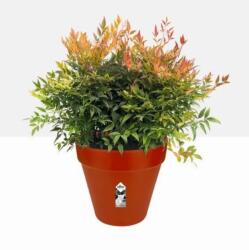 elho Loft Urban Round Wheels 40 Brique