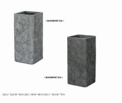 NDT Beaumont 05E Lightgrey Set Of 3 kerámia növénytartó szett