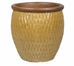NDT Dortmund 2-03T Ochre Set Of 3 kerámia növénytartó szett
