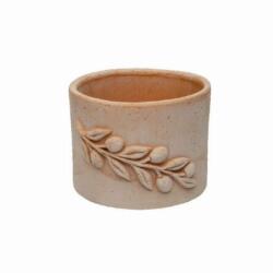 Terrecotte Italiane Cilindro Olive 16X12, 5 cm agyag növénytartó